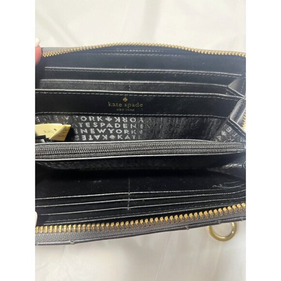 Kate Spade Briar Lane Quilted leather Neda Wallet gunmetal - Picture 10 of 14